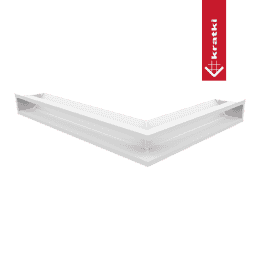 Vent Cover LUFT corner left 76,6x54,7x9 white