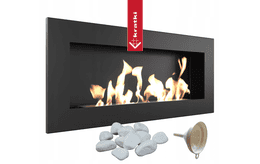 Wandkamin Bioethanol DELTA2 SLIM TÜV GESCHENKE