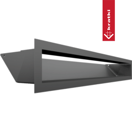 Ventilatiedeksel LUFT 9x60 grafiet Slim