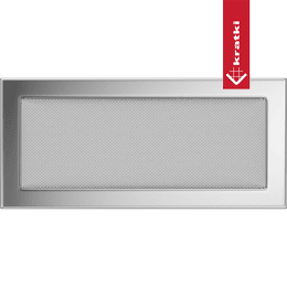 Ventilasjonsdeksel 17x37 nikkel - belagt