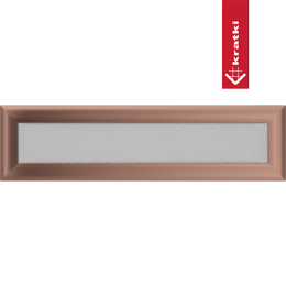 Kratka wentylacyjna kominkowa Oskar 11x42 miedziana