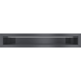 Решетка вентиляционная для бочек 60х400 мм графит SF