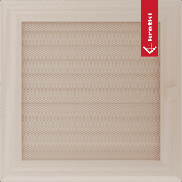 Lüftungsgitter Oskar 22x22 Creme Jalousie