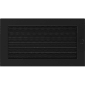 Vent Cover 17x30 black with blinds