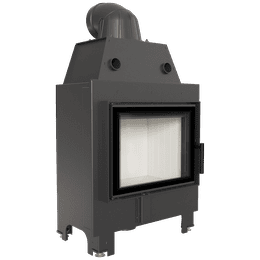 Kamineinsatz aus Stahl KRATKI MBM 10 kW Ø 200