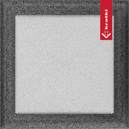 Vent Cover Oskar 22x22 black and silver
