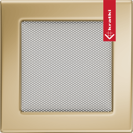 Rejilla de ventilación 17x17 chapado en oro
