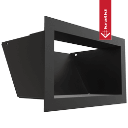 Lüftungsgitter LUFT 12x20 schwarz