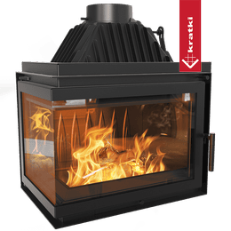 Linker Gusseisen-Luftkamin KOMINEK SIMPLE 15 kW Ø 200