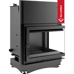 Krbový krb KRATKI ZUZIA pravostranne 12 kW Ø 200