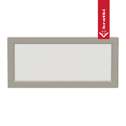 Lüftungsgitter 17x37 Kaschmir