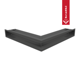Capac aerisire LUFT colț 56x56x9 grafit