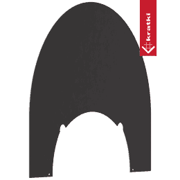 Steel log burner RUNA hearth plate