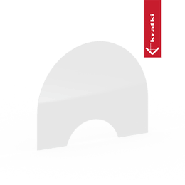 Glasfuß für ERIK-Ofen 86x67 cm