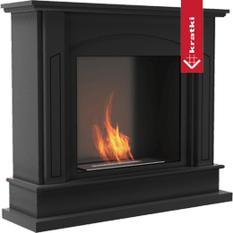 portal Bioethanol fireplace FEBRUARY TÜV black