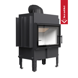 Ocelový krb KRATKI NORRA 9,9 kW Ø 200