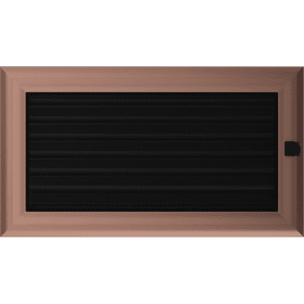 Vent Cover Oskar 17x30 copper with blinds