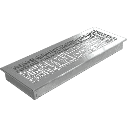 Pokrov za prezračevanje ABC 17x49 poliran