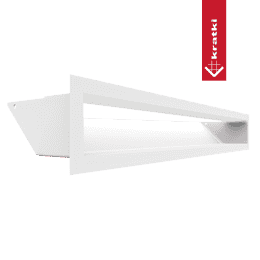 Ventiliacijos dangtis LUFT 9x60 baltas plonas