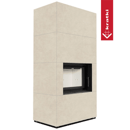 Murspis Kratki FLOKI BOX Ø 160 8 kW kvartskomposit Fokos Sale
