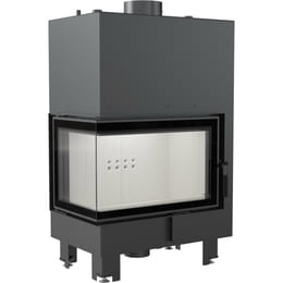 Vodni kamin KRATKI MBM Levi 12 kW Ø 180 samozapiralna vrata