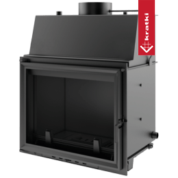 Semineu centrala AMELIA 24 kW Ø 220 Geam dublu