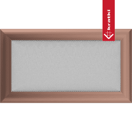 Kratka wentylacyjna kominkowa Oskar 17x30 miedziana