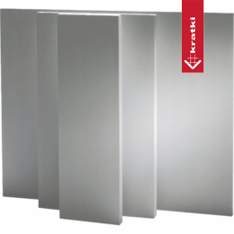 Cast iron fireplace KRATKI ANTEK 10 kW Ø 180 installation kit