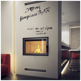 Steel fireplace ZIBI 11 kW Ø 180