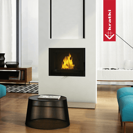 Cast iron fireplace KRATKI FRANEK 10 kW Ø 180