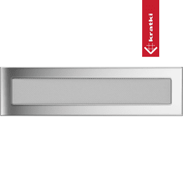 Ventilasjonsdeksel 11x42 nikkel - belagt