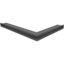 Eck-Lüftungsgitter LUFT links 76,6x54,7x6 Graphite Slim
