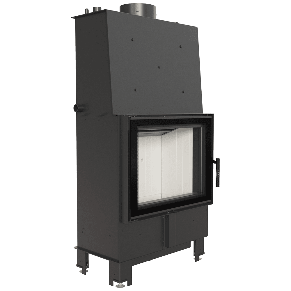 Water heating fireplace KRATKI LUCY 12 kW Ø 200