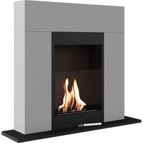 freestanding Bioethanol fireplace WHISKEY2 TÜV granite