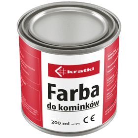 Paint for fireplaces 200 ml
