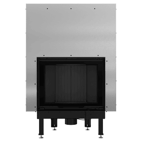 Steel fireplace NADIA 10 kW Ø 200 Lift-up black thermotec