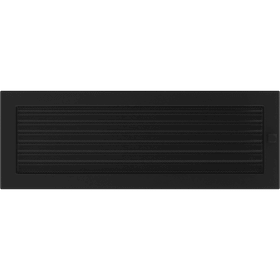Vent Cover 17x49 black with blinds