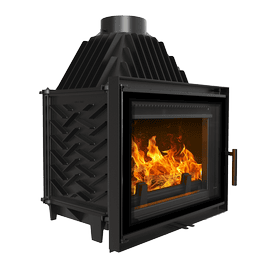 Kominek powietrzny żeliwny ZOSIA 12kW Ø 150 DECO