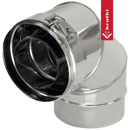 Cot coaxial 90° Ø 130/200