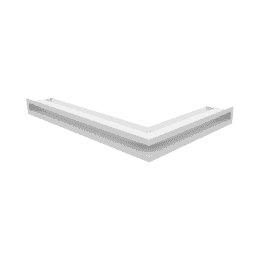 Ventilācijas vāks LUFT stūra kreisais 60x40x6 balts