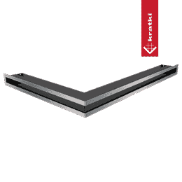 Rejilla de ventilación LUFT esquina derecha 54,7x76,6x6 suelo