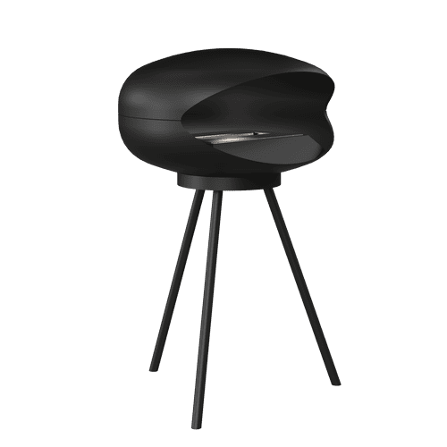 Freestanding bio-fireplace KRATKI OVO black