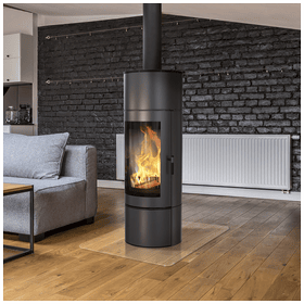 Wood burning steel stove ANTARES Ø 150 10 kW