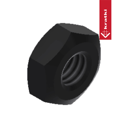 Nakrętka M4 DIN 934 / 82144 kl. 5 czerniona jm 100 szt.