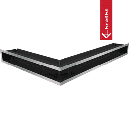 Vent Cover LUFT corner right 54,7x76,6x9 polished Slim