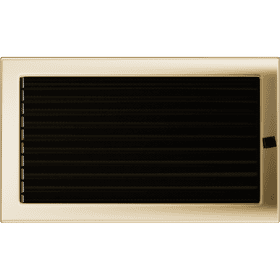 Vent Cover 22x37 gold - plated with blinds