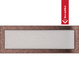 Grille de ventilation 17x49 cuivre