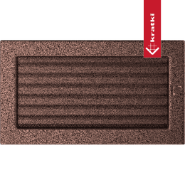 Vent Cover 17x30 copper with blinds