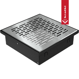 Kratka kominkowa podłogowa 17x17 szlifowana