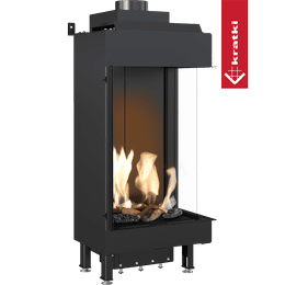 Chimenea de Gas KRATKI LEO 45 / 68 derecha propano butano ∅ 100/150 4,1 kW